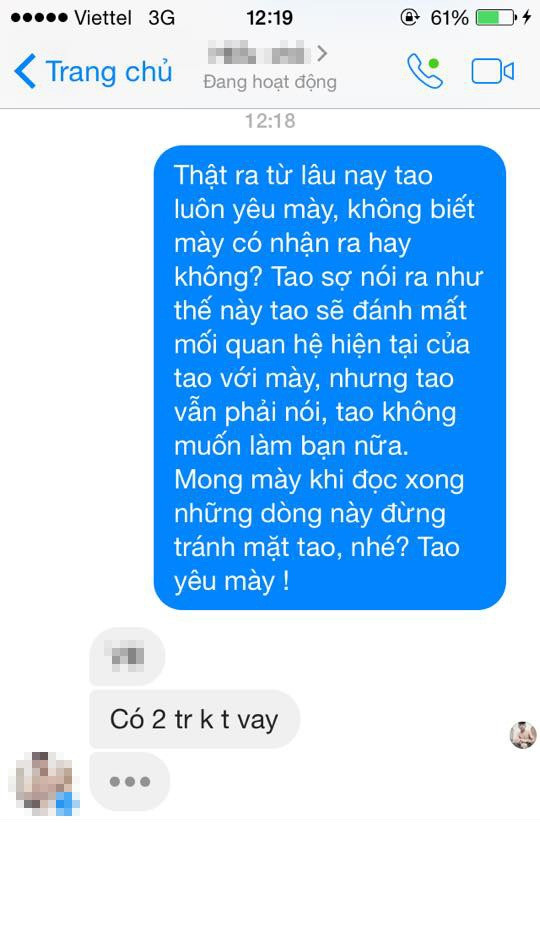 Câu trả lời mang yếu tố vật chất nhưng cũng khẳng định sự xiên xỏ của bạn thân đối với bạn.