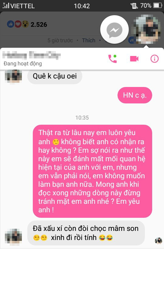 Câu trả lời khiến chủ nhân của tin nhắn này cảm thấy vô cùng đắng lòng.