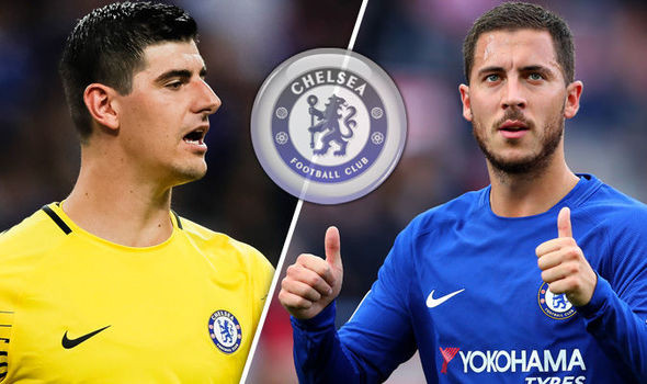 Chelsea thưởng Hazard và Courtois hợp đồng mới hậu hĩnh: BLĐ Chelsea đang xúc tiến đàm phán gia hạn với hai trụ cột Eden Hazard và thủ thành Courtois. Các cuộc thương lượng diễn ra khá suôn sẻ. Theo Goal, Hazard sẽ được tăng lương gấp rưỡi, lên mức cao nhất Ngoại hạng Anh, nhận 300.000 bảng mỗi tuần. Ảnh: Goal