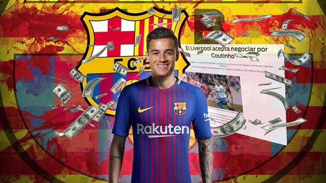 Liverpool mở cửa cho Coutinho ra đi: Theo thông tin chuyển nhượng bóng đá mới nhất từ tờ Mundo vừa đưa tin HLV Juergen Klopp đã không chắc như đinh đóng cột níu kéo Philippe Coutinho và như thế Liverpool có thể để ngôi sao người Brazil ra đi ngay trong tháng 1 tới. Thực tế, trước đó cũng đã có động thái cho thấy Liverpool xuống nước, đó là việc họ sẽ yêu cầu đội bóng xứ Catalan để Gerard Deulofeu đi theo chiều ngược lại như là một phần của vụ chuyển nhượng Coutinho. Ảnh: Mundo