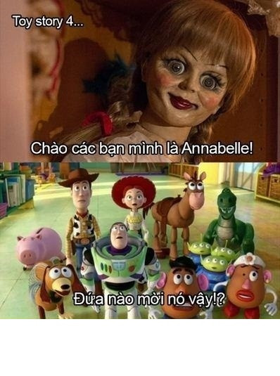 Annabelle không chỉ là ám ảnh của người xem mà còn bị các nhân vật hoạt hình khác kì thị.