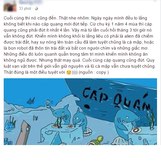 Ngay sau khi nghe thông tin có sự cố, nhiều dân mạng đã kêu ầm trời và đưa ra những câu than vãn cũng như bình luận khiến người đọc phải ôm bụng cười.