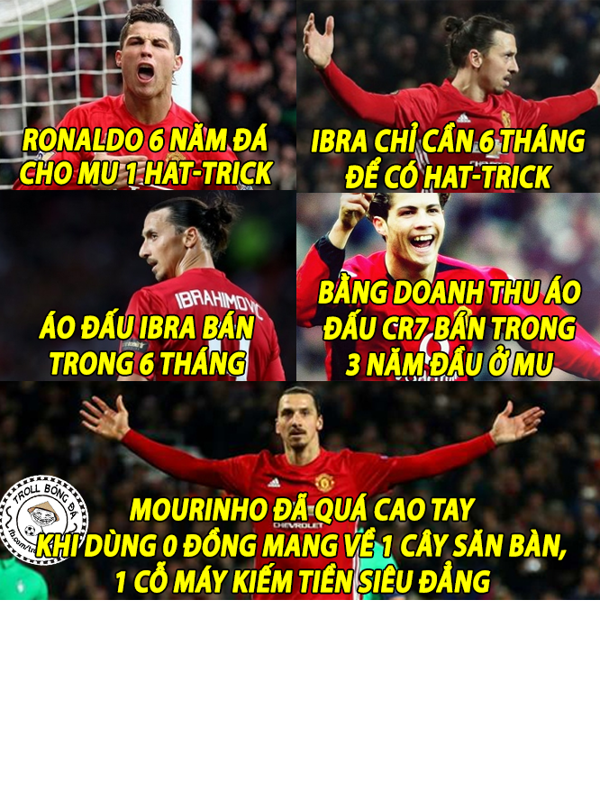 Còn với 1 người cũ của bóng đá Pháp là Zlatan Ibrahimovic đang trở nên vô cùng thăng hoa tại giải Ngoại hạng Anh. Anh trở thành một cỗ máy ghi bàn và kiếm tiền siêu đẳng cho MU.