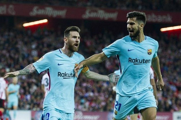 Barca và Juve trao đổi sao: Theo tin chuyển nhượng bóng đá tờ Diario Gol, siêu cò Jorge Mendes được cho là đã sắp xếp các cuộc đối thoại giữa Barca và Juventus về việc chuyển nhượng tiền vệ Andre Gomes ngay trong tháng 1 sắp tới. Ảnh: Diario Gol