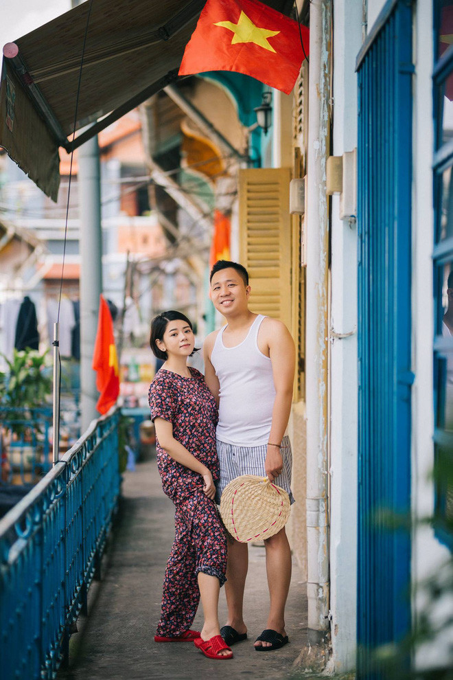 May mắn khi cho cặp đôi bá đạo này là họ có nhiếp ảnh là một người bạn thân của hai vợ chồng nên họ không phải ngại ngùng và rất hiểu ý nhau. Ảnh sử dụng trong bài: FBNV.