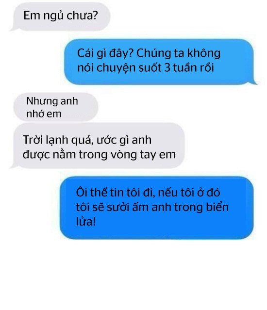 Gặp nhau không còn ấp áp mà chỉ có biển lửa bao quanh của sự giận dữ.