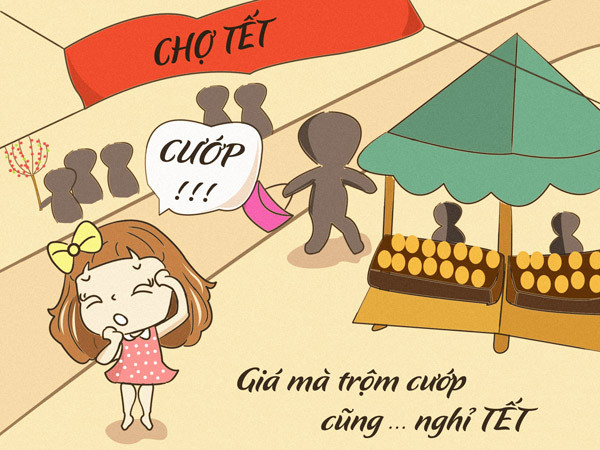 Trong những ngày cận Tết Nguyên Đán, ai cũng bận rộn mua sắm và đây cũng là thời cơ cho nhiều kẻ trục lợi và nạn nhân chính đó là các cô nàng.