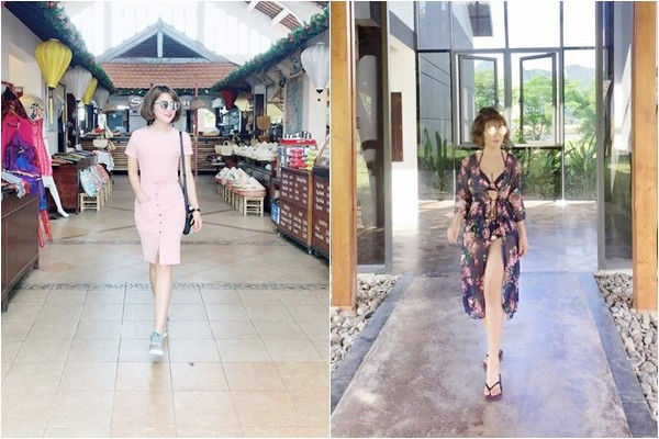 Bé Cherry 5 tháng, bà mẹ bỉm sữa tuổi 30 đã "hô biến" thần kỳ như chưa từng bầu bí. Chị Ly Ly giờ sở hữu thân hình cực quyến rũ và tự tin khoe những đường cong nuột nhà trong chiếc váy cắt xẻ táo bạo