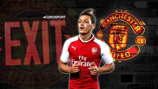Oezil được khuyên đến M.U vào mùa Hè: Theo tin chuyển nhượng bóng đá từ tờ Manchester Evening News, Mesut Oezil đã nhận được lời khuyên về việc làm thế nào để chuyển sang Man Utd và kiếm được khoản tiền lương lớn, cụ thể là nên thực hiện hết hợp đồng với Arsenal. Ảnh: Euro Sport