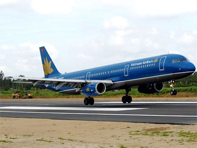 Máy bay Airbus A321 có tổng chiều dài 44,51m, sải cánh 34,1m và chiều cao 11,76m. Ảnh: Vnphoto.