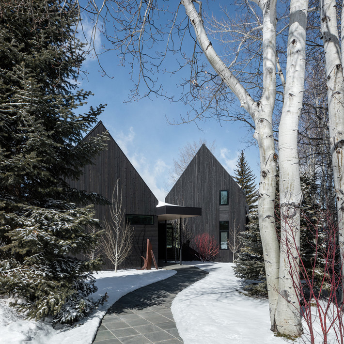 Ngôi nhà đặc biệt này nằm tại thành phố Aspen (bang Colorado, Mỹ) có diện tích hơn 500m2, mới được hoàn thành năm 2017.