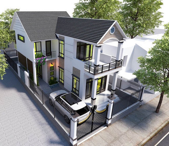 Với kinh phí 700 triệu, bạn có thể thiết kế nhà trên diện tích 60 - 80m2. Ảnh: Kientrucsuvietnam.