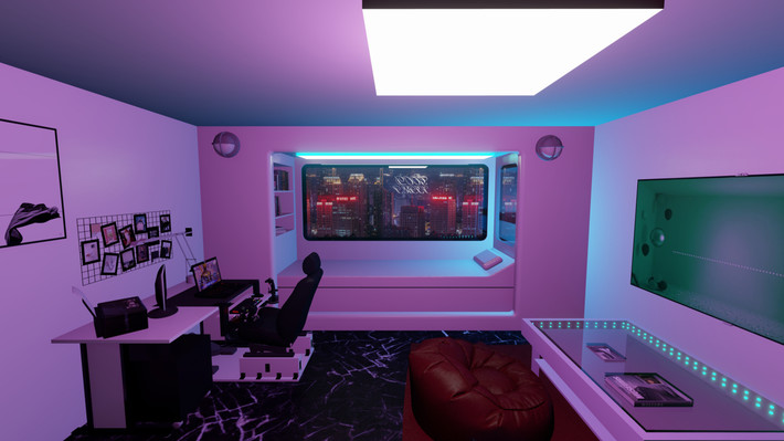 Đèn neon sặc sỡ chỉ phù hợp với những nơi như câu lạc bộ đêm hoặc khu giải trí, chứ không dành cho không gian nhà ở.