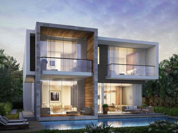 Nhà 2 tầng bằng kính hứa hẹn là thiết kế hiện đại bùng nổ trong năm nay.