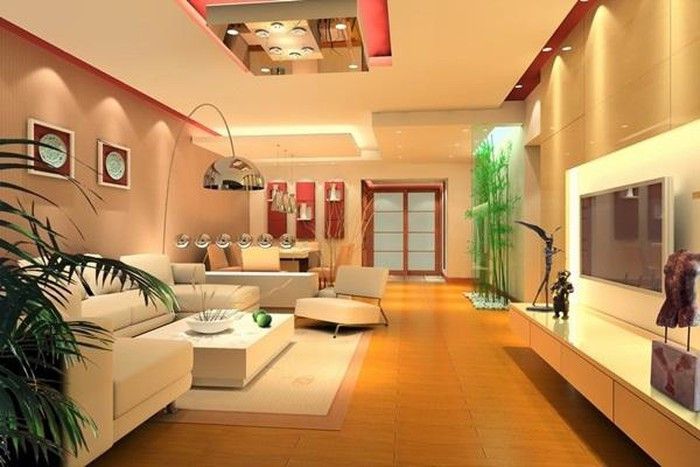 Muốn tạo điểm nhấn, gia chủ có thể trang trí thêm cây cảnh, lọ hoa hoặc tranh treo tường.