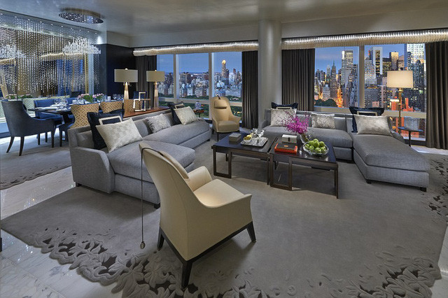 Căn hộ Suite 5000 nằm tại tầng 50 tại khách sạn 5 sao Mandarin Oriental New York là căn hộ độc quyền với giá 36.000 USD/đêm (829 triệu đồng). Ảnh: Forbes.
