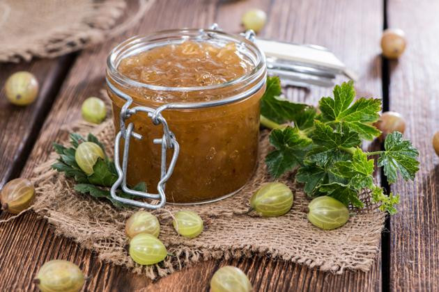 Các loại mứt từ quả lý chua Gooseberry rất tốt cho đường ruột.