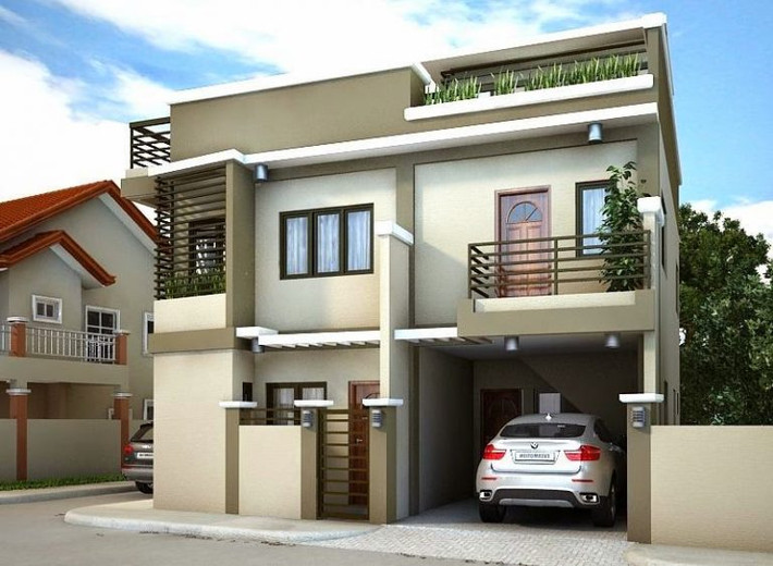 Nhà phố 2 tầng khang trang và lịch thiệp. Ảnh: Xaynhasaigon.