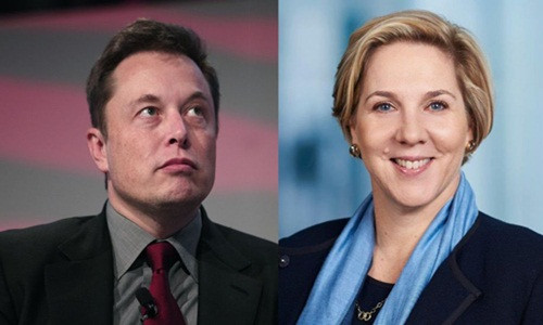 Theo một tuyên bố mới đây của Hãng xe điện Tesla, bà Robyn Denholm là người thay thế vị trí Chủ tịch Hội đồng quản trị của tỷ phú Elon Musk, người sáng lập Tesla. Ảnh: CNBC.