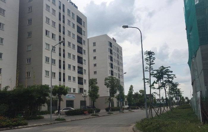 Giá bình dân dường như vẫn chưa đủ thu hút người dân vào ở đây để làm giảm đi sự lạnh lẽo, hoang vắng ở dự án có tổng diện tích 10.528m2. Ảnh: Nhadautu.