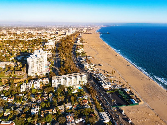 Hạt Los Angeles ở Santa Monica (California) có mức giá nhà trung bình 3,7 triệu USD.