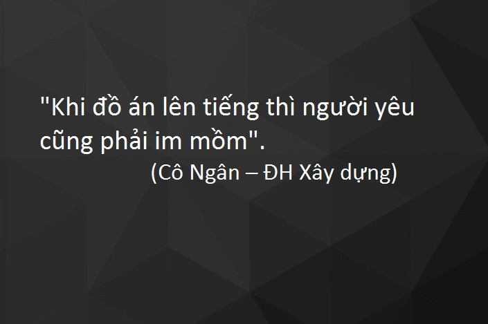Sinh viên kiến trúc, xây dựng hẳn rất tâm đắc với câu nói này.