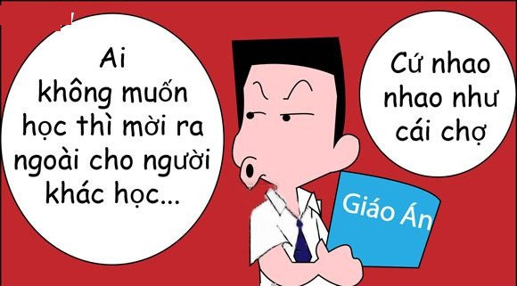Một trong những câu nói không thể nào quên với học trò.