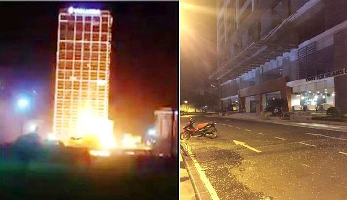 Theo thông tin đăng trên báo Người lao động, tối ngày 31/5, tòa nhà Thăng Long Number One (trên đường Khuất Duy Tiến, quận Thanh Xuân, TP Hà Nội), bất ngờ bị chập điện, nổ hai tiếng lớn như “bom”, các mảnh thủy tinh và tia lửa rơi xuống đường, khiến nhiều người hoảng sợ bỏ chạy thoát thân.