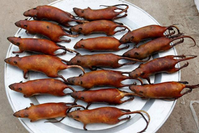 Khô chuột đồng là một trong những món đặc sản thử lòng thực khách. Người dân miền Tây bắt chuột đồng tẩm muối và sả băm đem phơi nắng để làm khô chuột. Hiện giá bán mỗi kg khô chuột từ 150.000 - 170.000 đồng/kg.