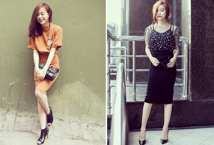 Cô luôn biết cách “ăn gian” chiều cao khi phối đồ cực chuẩn. Hiện tại, Hoàng Thùy Linh đang là một trong những "nữ hoàng sexy" nhất làng nhạc Việt.