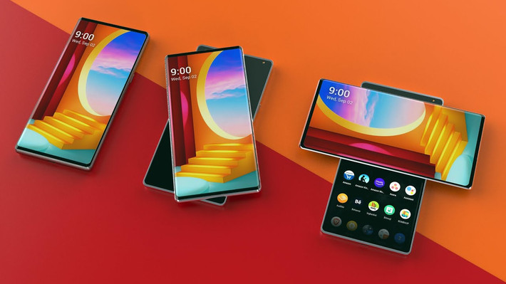 LG mới đây cũng rục rịch cho ra mắt điện thoại hai màn hình LG Wing, với thiết kế độc đáo sở hữu màn hình phụ là 4 inch có thể quay sang trái hoặc phải theo hình chữ T.