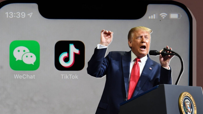 Bộ Thương mại Mỹ ngày 18/9 chính thức thông báo lệnh cấm tải ứng dụng chia sẻ video TikTok và nhắn tin WeChat của các tập đoàn công nghệ Trung Quốc từ ngày 20/9.