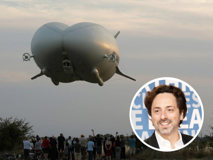 Thú vui đốt tiền kỳ quái của tỷ phú công nghệ Sergey Brin - đồng sáng lập Google là chi khoảng 100-150 triệu USD để chế tạo một chiếc tàu bay khổng lồ.