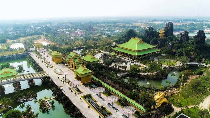 Khu du lịch Đại Nam rộng 450 ha tại tỉnh Bình Dương, ước tính kinh phí xây dựng lên tới 6.000 tỷ đồng. Ảnh: Vietnamnet