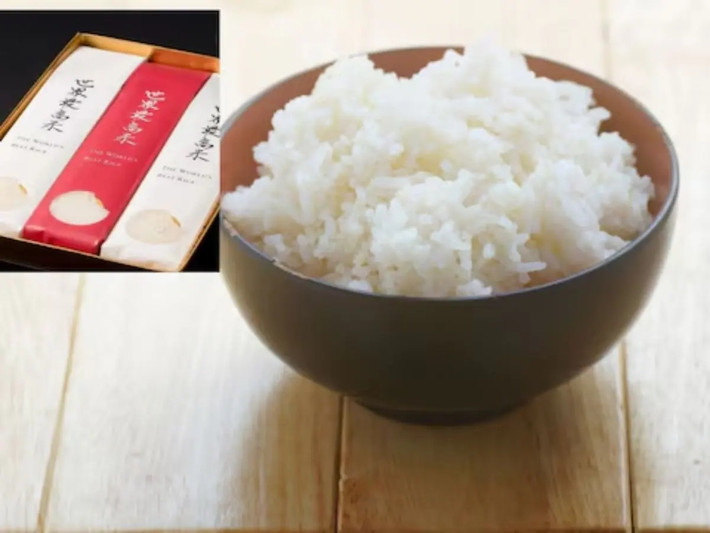 Được quảng cáo là “gạo ngon nhất thế giới”, Kinmemai Premium được bán theo gói 140 gram, với giá 120 USD (gần 3 triệu VND)/kg. Mức giá lập kỷ lục thế giới về “gạo đắt nhất” vào năm 2016, với giá 109USD/kg. Ảnh: News18