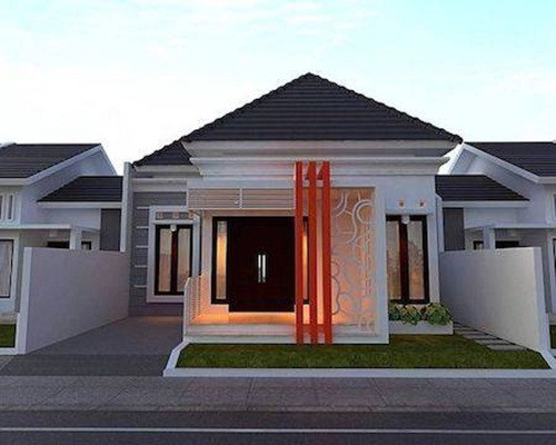 Thiết kế mặt tiền khác lạ đủ sức giúp ngôi nhà này trở nên nổi bật. Ảnh: Xaynhacucre.