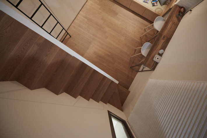 Căn hộ nhỏ nhìn từ trên cao. Nguồn ảnh: Archdaily.