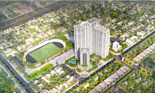 Khu phức hợp nghỉ dưỡng Monarchy (Sơn Trà) do Công ty CP đầu tư phát triển nhà Đà Nẵng làm chủ đầu tư cao từ 19 - 33 tầng, có tổng diện tích 8.967,7m2. Ảnh: Nhadautu.