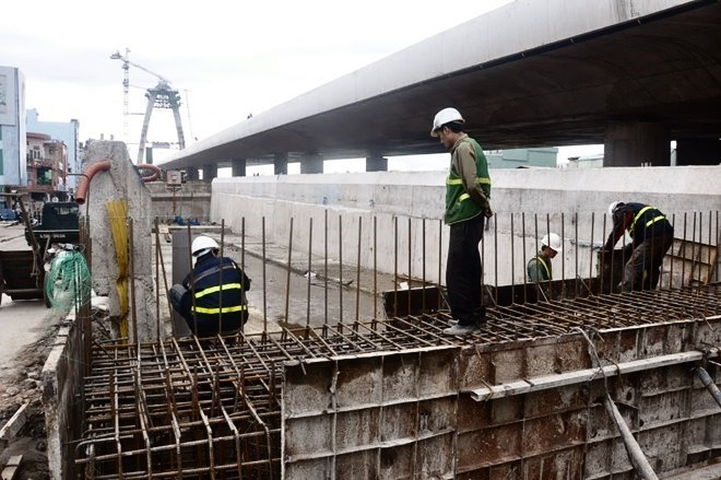 Hiện các hạng mục chính của công trình đã hoàn thành đạt 85% khối lượng.