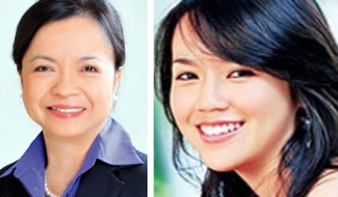 Hai mẹ con "nữ tướng" REE Nguyễn Thị Mai Thanh - Nguyễn Ngọc Nhất Hạnh cũng nằm trong top doanh nhân giàu có trên sàn chứng khoán Việt.