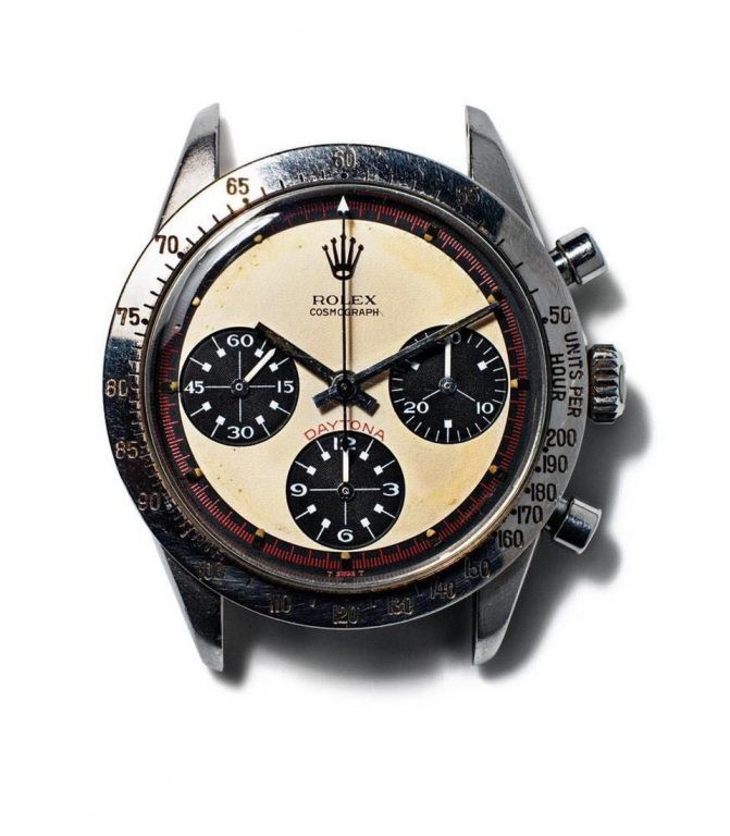 Chiếc đồng hồ Rolex đắt nhất được bán với giá 17,75 triệu USD là Reference 6239 Daytona 1968. Nó được làm từ thép không gỉ và da.
