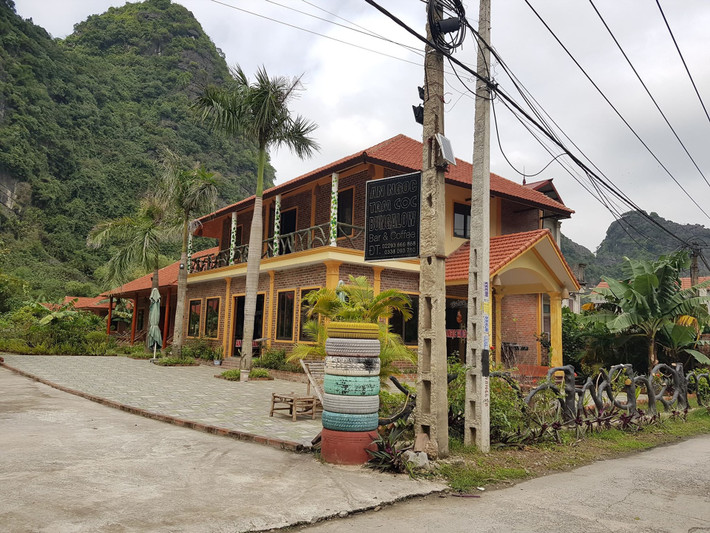 Môt công trình homestay bề thế khác tại xã Ninh Hải.