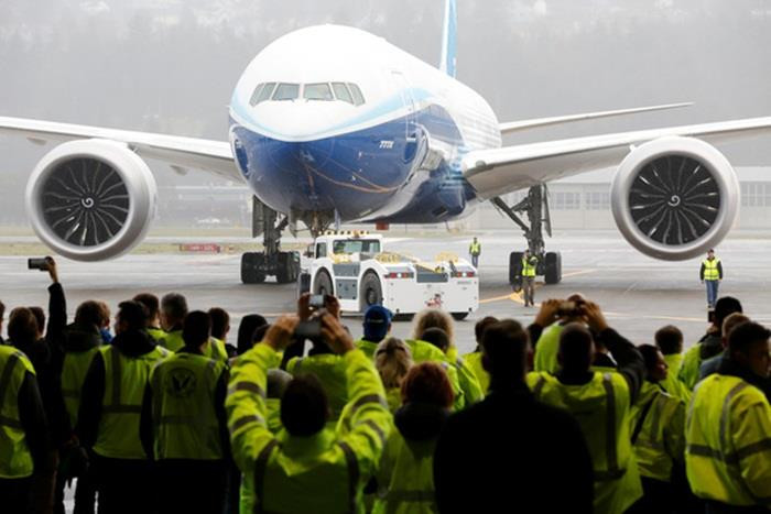 Rạng sáng 26/1 (giờ VN), Boeing 777x có có chuyến bay thử nghiệm thành công sau gần 4 giờ quần thảo trên bầu trời bang Washington.