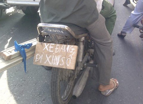 Biển số xe độc đáo.
