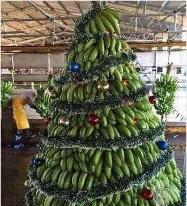 Cây thông Noel phiên bản chuối "chất lừ".