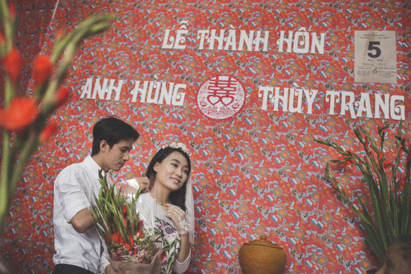 Hình ảnh cặp đôi hạnh phúc trong đám cưới độc đáo nhất Việt Nam 2016. Nguồn ảnh: AnhTuan85 Studio