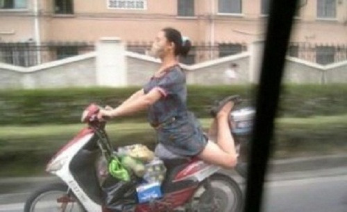 Một tay lái bá đạo.