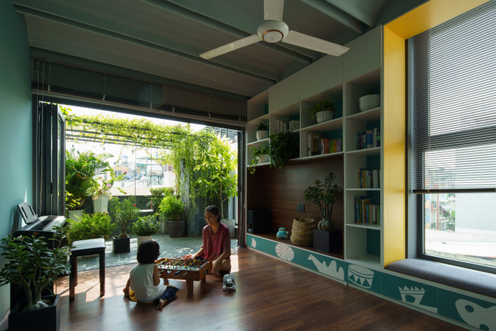 Ánh sáng lấy được đến từ các khoảng không lớn nhưng hoàn toàn là ánh sáng gián tiếp chứ không đến trực tiếp từ ánh nắng mặt trời.
