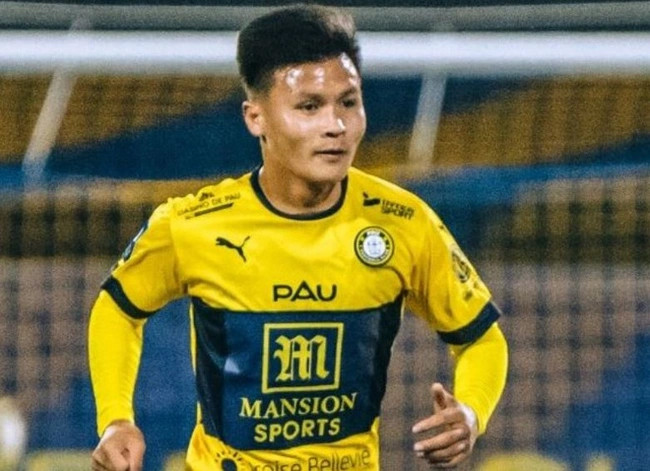 Dù hợp đồng của Quang Hải với Pau FC có thời hạn đến năm 2024, nhưng nhiều khả năng cầu thủ này sẽ tìm bến đỗ mới sau khi mùa giải kết thúc. Ảnh: Baotintuc