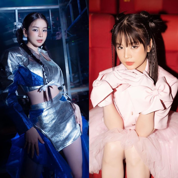 Mới đây, DJ Mie xuất hiện trong sự kiện và lập tức gây chú ý bởi nhan sắc. Nữ DJ diện bộ váy đen dài, cúp ngực khoe xương quai xanh và bờ vai trần nuột nà. Mái tóc được cô nàng tạo kiểu gọn gàng đính kèm một chiếc nơ trắng.